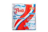 FLORA KITCHEN PAPER TOWEL ROLL 2PLY 60 SHEETS  - TWO PACK